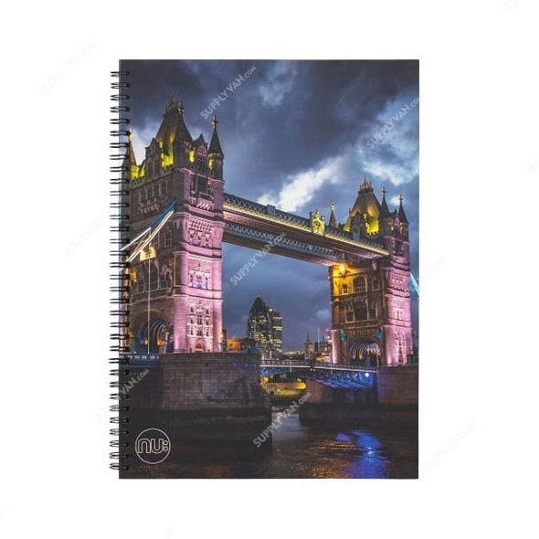 Nuco Photographic Wiro Journal Notebook, NU003877-1, Craze, A4, 80 Gsm, 120 Pages