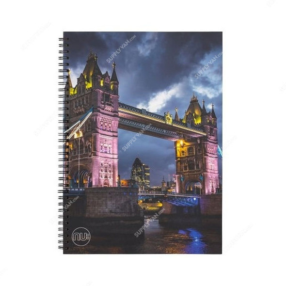 Nuco Photographic Wiro Journal Notebook, NU003878-1, Craze, A5, 80 Gsm, 120 Pages
