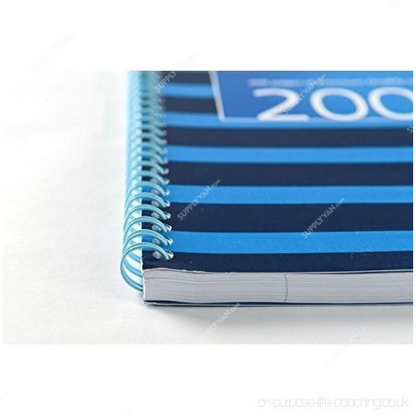 Pukka Wiro Jotta Pad, 6675-NVY-Blue, A4, 80 gsm, 200 Pages