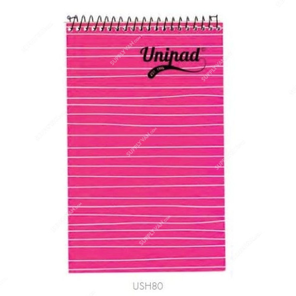 Pukka Reporters Pad, USH-80, 160 Pages, 128 x 203MM, Pink