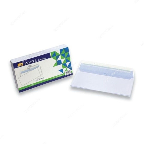 PSI Envelope, PSWE800101P, 80 Gsm, 115 x 225MM, White, 50 Pcs/Pack
