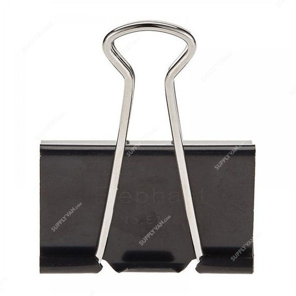 Elephant Binder Clip, E110, 32MM, Black, PK12