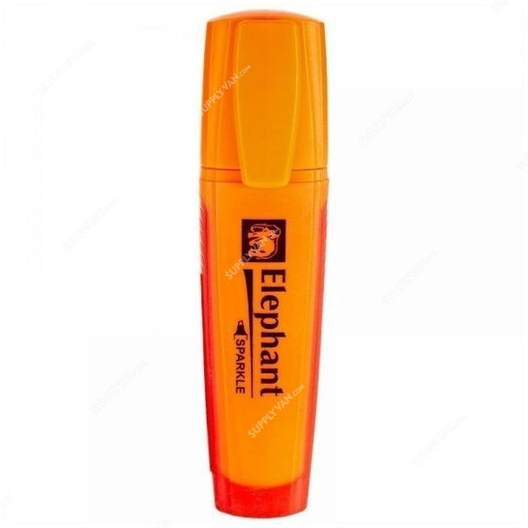 Elephant Highlighter, 206871PK8, Orange, PK8