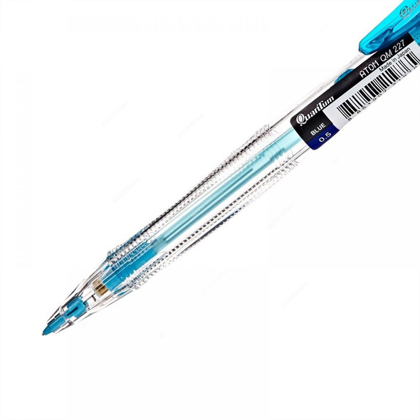 Quantum Mechanical Pencil, QM227PK12BL, 0.5MM, Blue, PK4