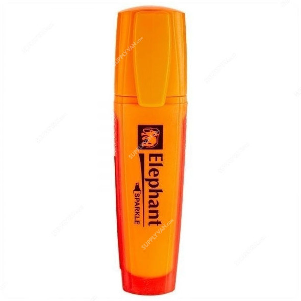 Elephant Highlighter, 206871BX, Orange, PK12