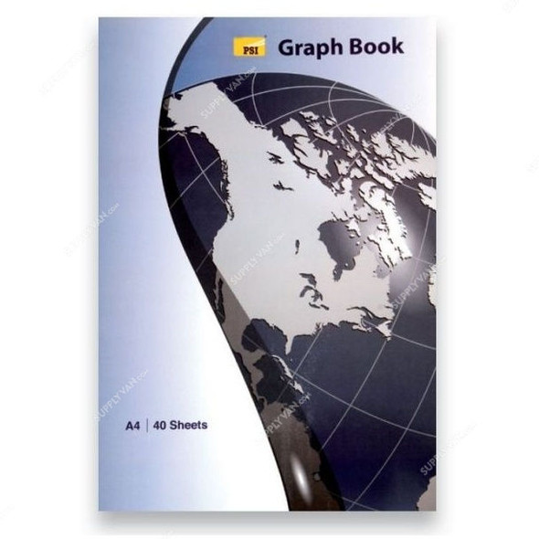 PSI Graph Book, PSNBGBA440, A4, 40 Sheets