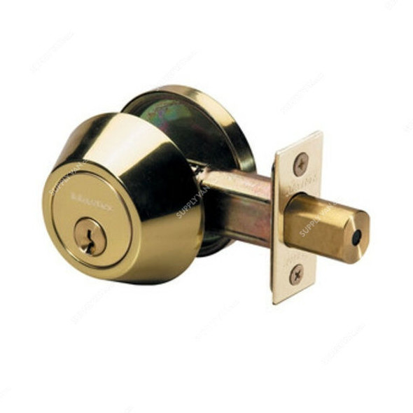 Master Lock Door Lock, MLDSO0603, For KA4 Entry Door Lock, Polished Brass