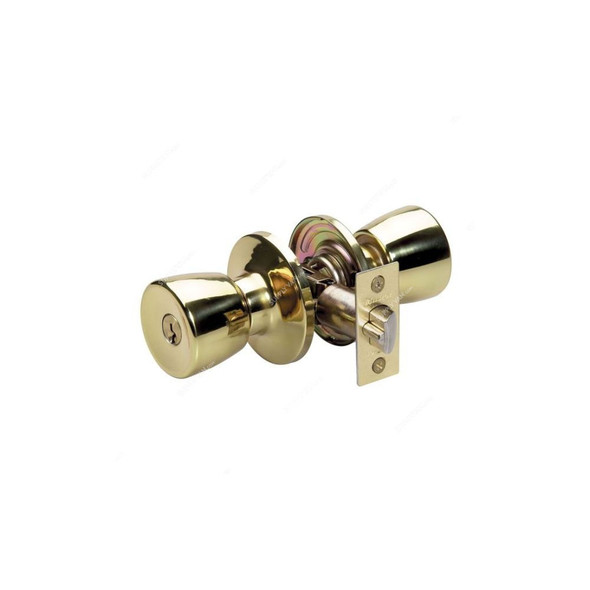 Master Lock Keyed Entry Lock, MLTUO0103, For KA4 Entry Door Lock, Brass