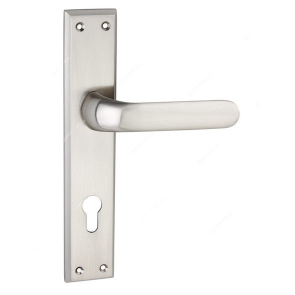 Link Door Handle, CURVE, Zinc, Screw Mount, 8 Inch