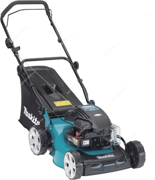 Makita Petrol Lawn Mower, PLM4120N, 1000 Sq. Meter, 50 Litre, 140ML