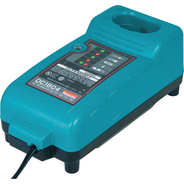 Makita Universal Battery Charger, DC1804, 1.3-3 Ah, 7.2-18VDC