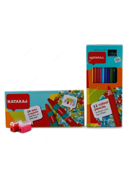 Nataraj Wax Crayons, HP209720001, Round