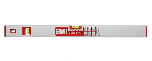 Bmi Spirit Level, 690080E, Euostar 690 Series, Straight, Aluminium, 80CM