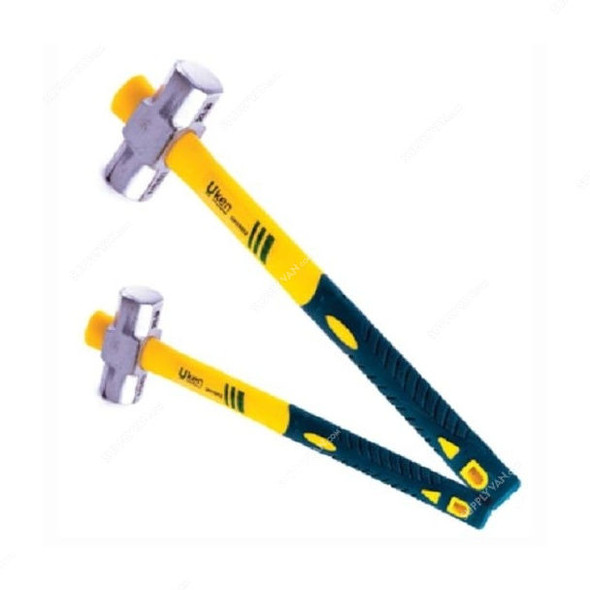 Uken Sledge Hammer, UH18008, High Grip, Carbon Steel, TPR/Fiber, 8lb Head