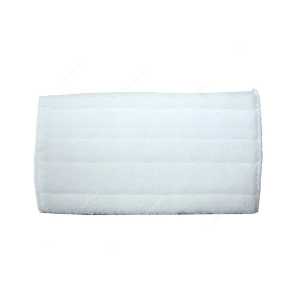 Ipc Zebry Pad, 10158-TESS00316, Microfiber, White, Hook and Loop