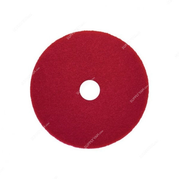 Arcora Sunshine Pad, 1086-ADP-500RO, Sunshine Series, 17 Inch, Red, 400 RPM