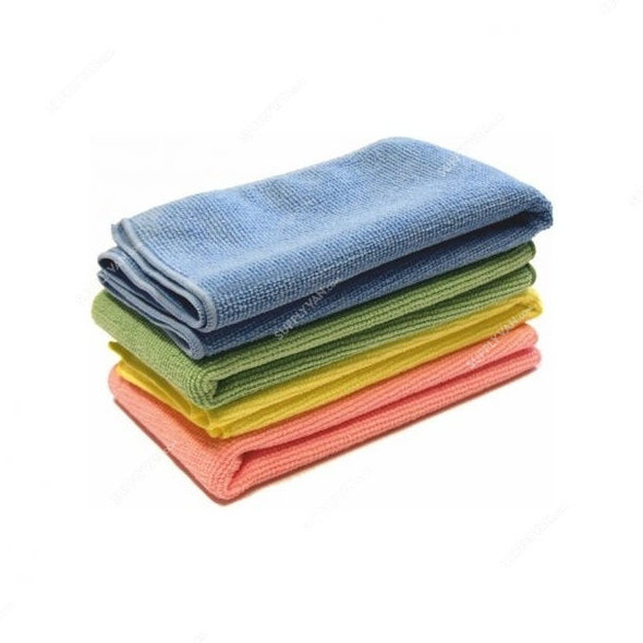 Arcora Microfiber Cloth, 1086-ASL4040BL, Soft Line Series, Blue, Non-Woven
