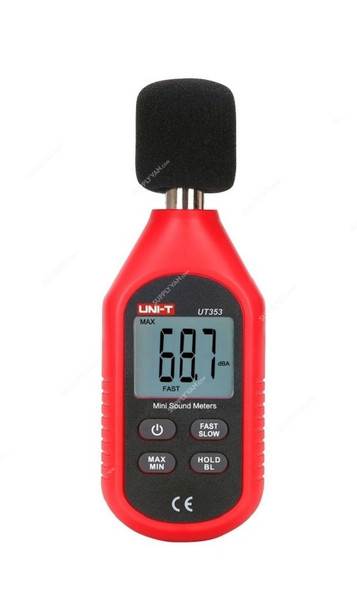 Uni-T Sound Level Meter, UT353, 30-130 dB