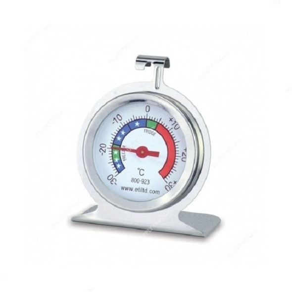 Eti Freezer Thermometer, 800-923, Analogue, 1 Deg.C, -30 to 30 Deg.C