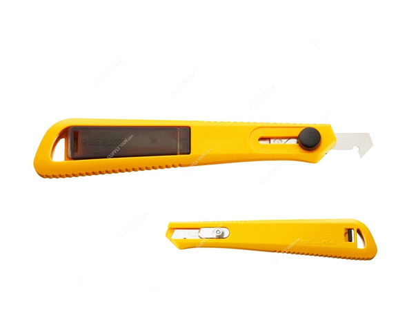 Olfa Heavy-Duty Cutter Knife, OL-PC-S, Black/Yellow