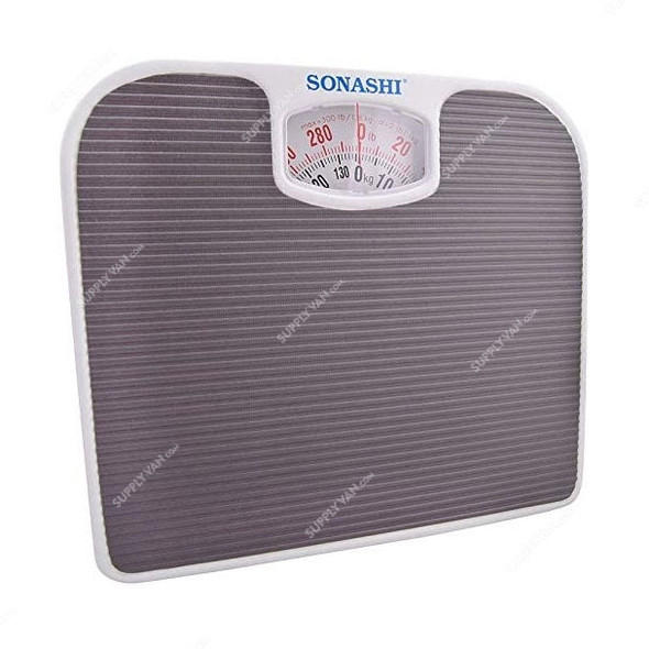 Sonashi Bathoom Scale, SSC-2211, 130 KG, Grey