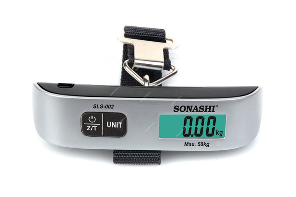 Sonashi Luggage Scale, SLS-002, 50 KG, Silver