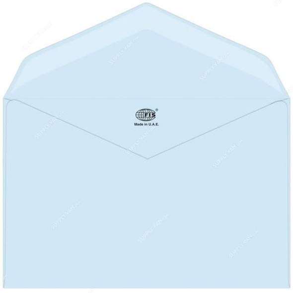 FIS Glued Envelope, FSEC8025GB50, 145 x 200MM, 80 GSM, Pastel Blue, PK50