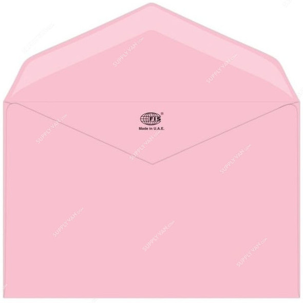 FIS Glued Envelope, FSEC8025GP50, 145 x 200MM, 80 GSM, Pastel Pink, PK50