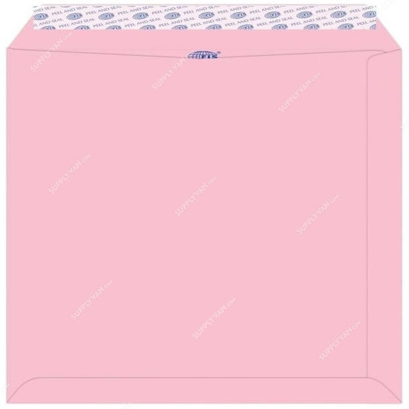 FIS Peel and Seal Envelope, FSEC8027PP50, 324 x 229MM, 80 GSM, Pastel Pink, PK50