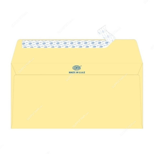 FIS Peel and Seal Envelope, FSEE1015PCRB25, 114 x 229MM, 100 GSM, Cream, PK25