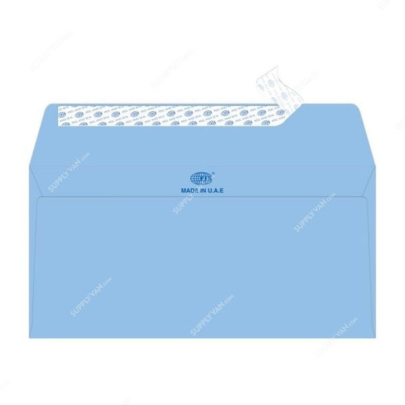 FIS Peel and Seal Envelope, FSEE1015PBLB25, 114 x 229MM, 100 GSM, Blue, PK25