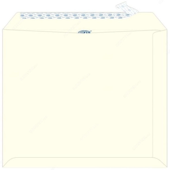 FIS Peel and Seal Envelope, FSEC1033PIV25, 10 x 7 Inch, 100 GSM, Ivory, PK25