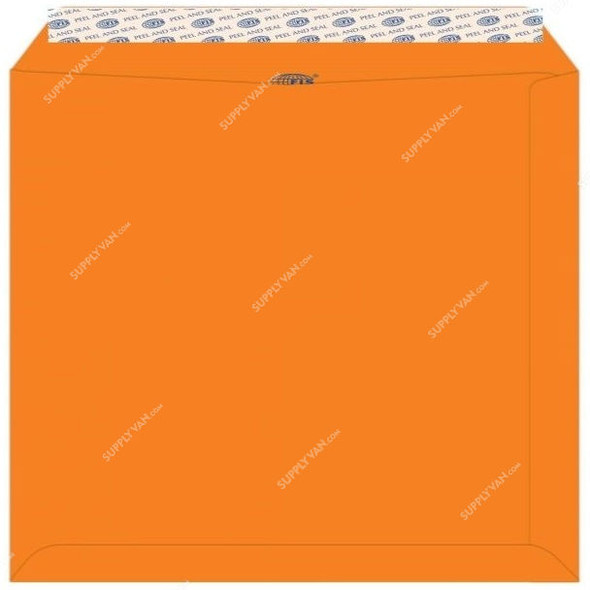 FIS Peel and Seal Envelope, FSEC8027PBOR50, 324 x 229MM, 80 GSM, Neon Orange, PK50