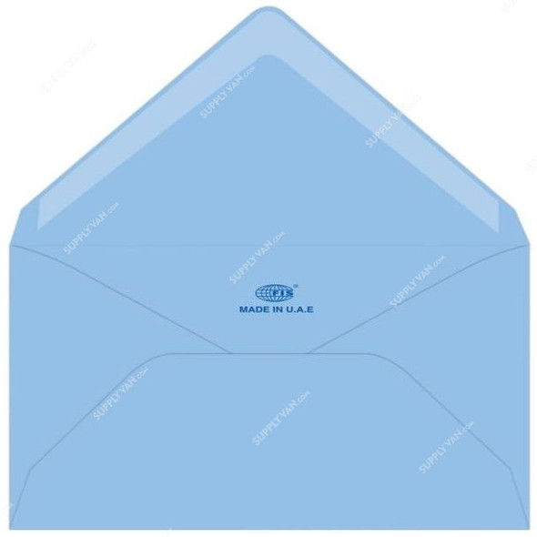 FIS Glued Envelope, FSEE1006GBLB25, 75 x 113MM, 100 GSM, Blue, PK25