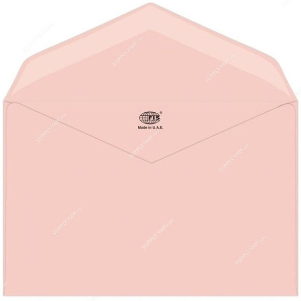 FIS Glued Envelope, FSEE1020GPIB25, 120 x 185MM, 100 GSM, Pink, PK25