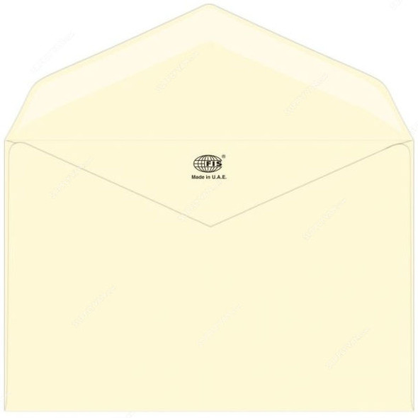 FIS Glued Envelope, FSEE1020GOWB25, 120 x 185MM, 100 GSM, Camelle Off White, PK25
