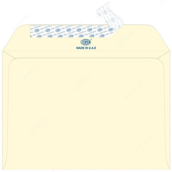 FIS Peel and Seal Envelope, FSEE1026PBOW50, 162 x 229MM, 100 GSM, Camelle Off White, PK50