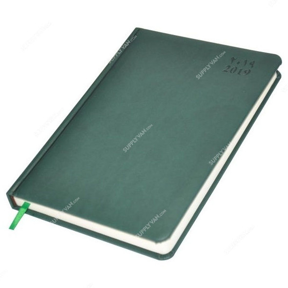 FIS 2019 Arabic-English 19AE Diary, FSDI19AE19GR, 148 x 210MM, 384 Pages, Green