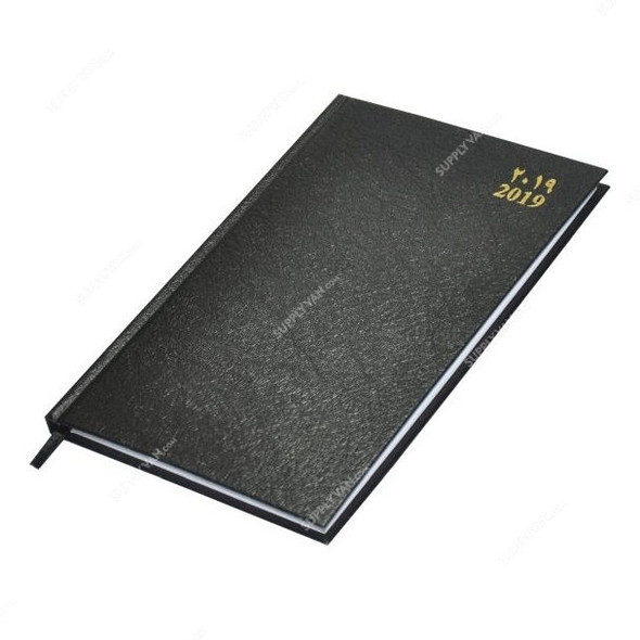 FIS 2019 Arabic-English 16AE Diary, FSDI16AE19BK, 148 x 210MM, 192 Pages, Black