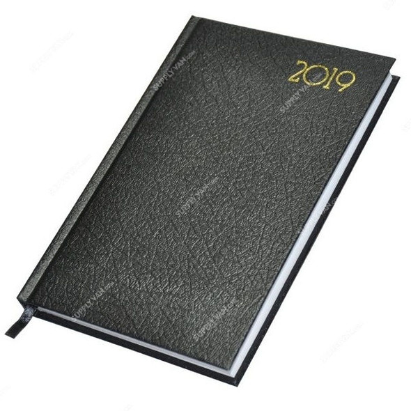 FIS 2019 French Diary, FSDI29FR19BK, 139 x 215MM, 384 Pages, Black