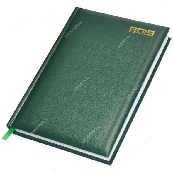 FIS 2019 Russian-English Diary, FSDIRU0119GR, 148 x 210MM, 384 Pages, Green