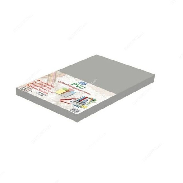 FIS Binding Cover, FSCI18MGY-A4, PVC, 210 x 297MM, 180 GSM, Grey, PK100