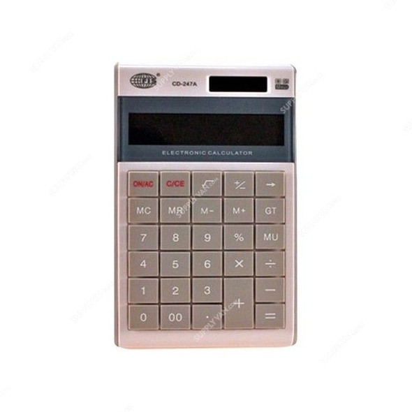 FIS 12-Digits Desktop Calculator, FSCACD-247A, Pink