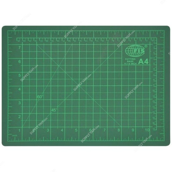 FIS Cutting Mat, FSCU230X190, Plastic, 23 x 19 inch, Green