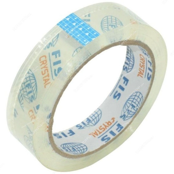 FIS Office Tape, FSTA1X72CC, 1 inch x 72 yds, Clear