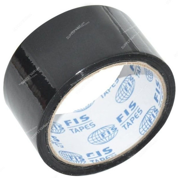 FIS Colored Tape, FSTA2X45BK, 2 inch X 45 Yard, Black