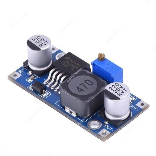 DC to DC Buck Converter Power Supply Step Down Module, LM 2596, Blue