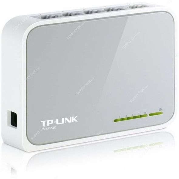 TP-Link 5-Port Desktop Switch, TL-SF1005D, 10/100Mbps, Grey and White