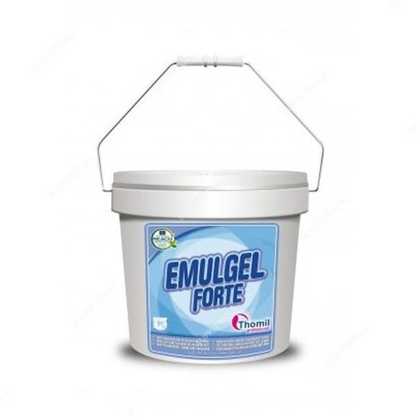Thomil Emulgel Forte Granulated Hand Degreasing Renovating Paste, HAHP048, Citric Scented, 10 Litre, White