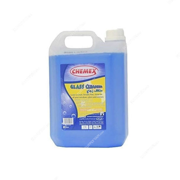 Chemex Glass Cleaner, 5 Litre, 4 Pcs/Pack